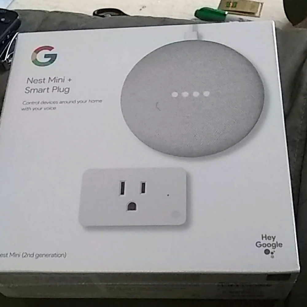 Nest Mini + Smart plug